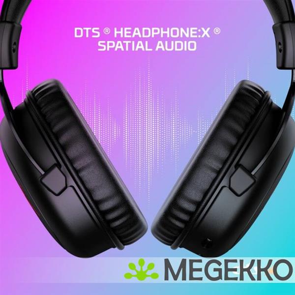 Grote foto hyperx cloud ii core draadloze gaming headset in zwart audio tv en foto koptelefoons