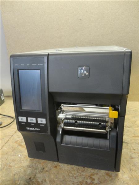 Grote foto zebra zt411 thermal label printer lan usb peel 203 printhead computers en software printers