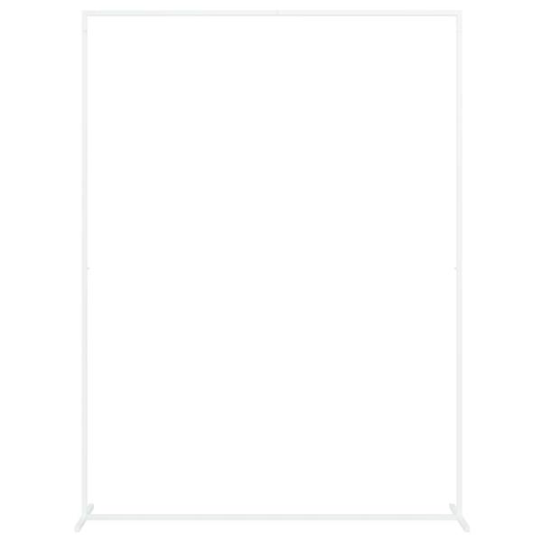 Grote foto vidaxl trouwrand wit 150 x 49 5 x 200 cm staal tuin en terras overige tuin en terras