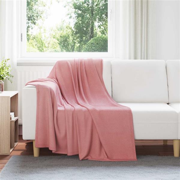 Grote foto vidaxl kleden 6 stuks roze 170 x 130 cm fleece huis en inrichting bedden