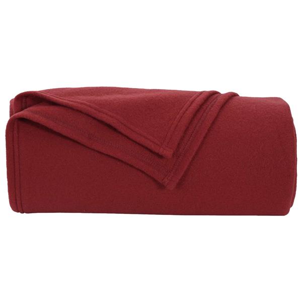 Grote foto vidaxl kleden 6 stuks bordeaux rood 170 x 130 cm fleece huis en inrichting bedden