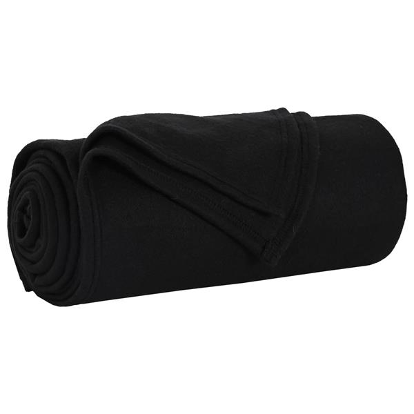 Grote foto vidaxl kleden 6 stuks zwart 200 x 150 cm fleece huis en inrichting bedden