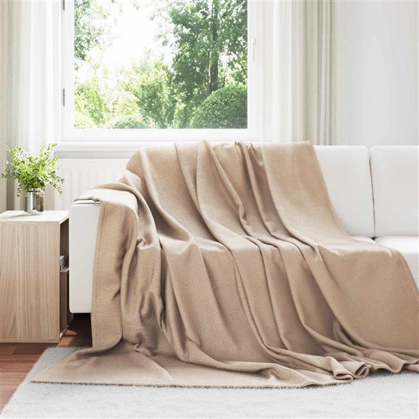 Grote foto vidaxl kleden 24 stuks kameel 240 x 220 cm fleece huis en inrichting bedden
