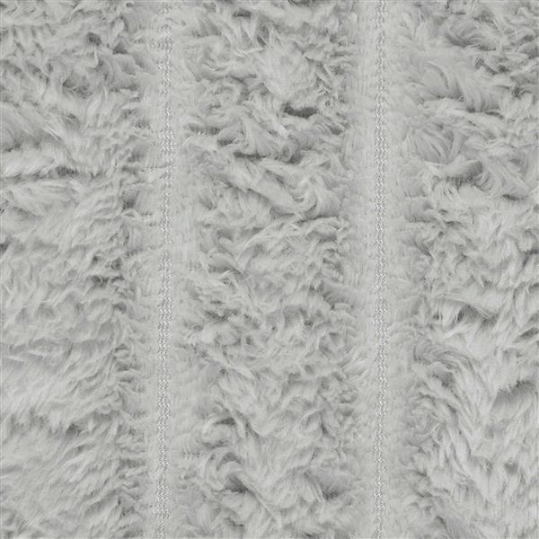 Grote foto vidaxl gooi deken grijs 270 x 240 cm fleece huis en inrichting bedden