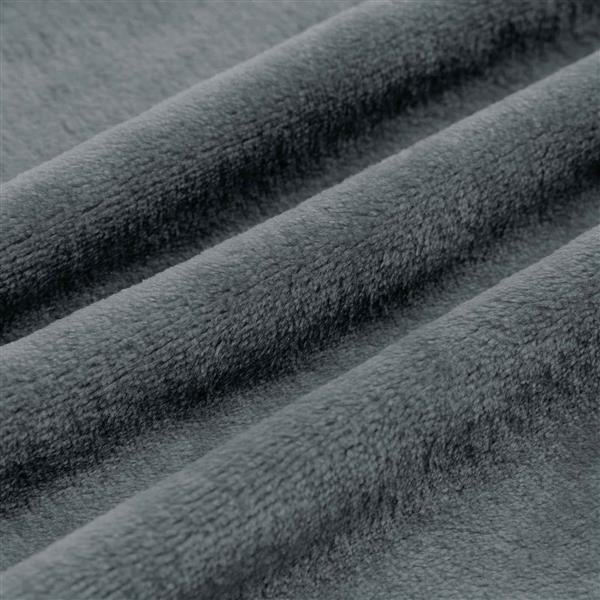 Grote foto vidaxl kleden 6 stuks donkergrijs 240 x 270 cm fleece huis en inrichting bedden