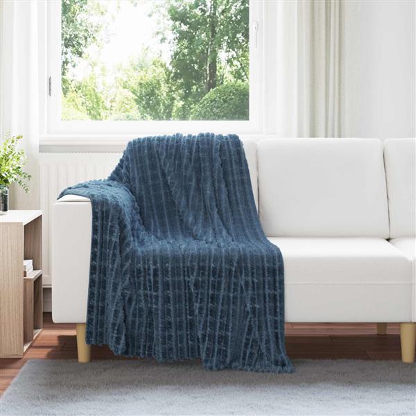 Grote foto vidaxl kleden 6 stuks marineblauw 150 x 130 cm fleece huis en inrichting bedden