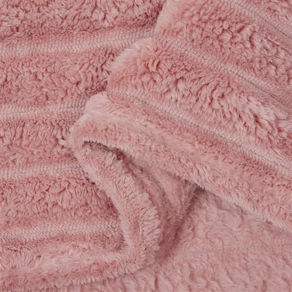 Grote foto vidaxl kleden 6 stuks roze 270 x 240 cm fleece huis en inrichting bedden