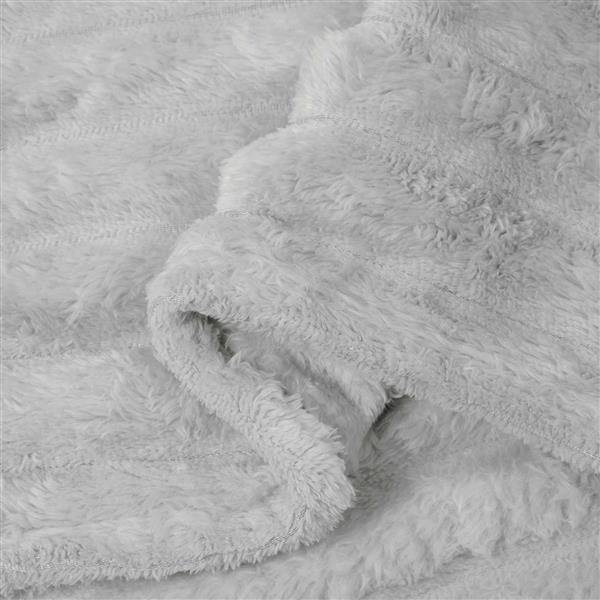 Grote foto vidaxl kleden 6 stuks grijs 150 x 130 cm fleece huis en inrichting bedden