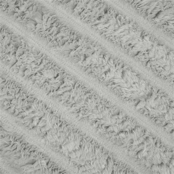 Grote foto vidaxl gooi deken grijs 200 x 150 cm fleece huis en inrichting bedden