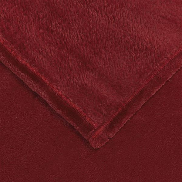 Grote foto vidaxl kleden 6 stuks bordeaux rood 150 x 200 cm fleece huis en inrichting bedden