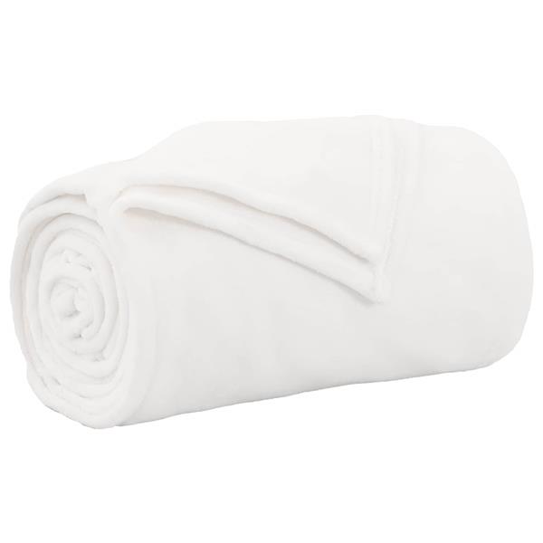 Grote foto vidaxl kleden 6 stuks wit 150 x 200 cm fleece huis en inrichting bedden