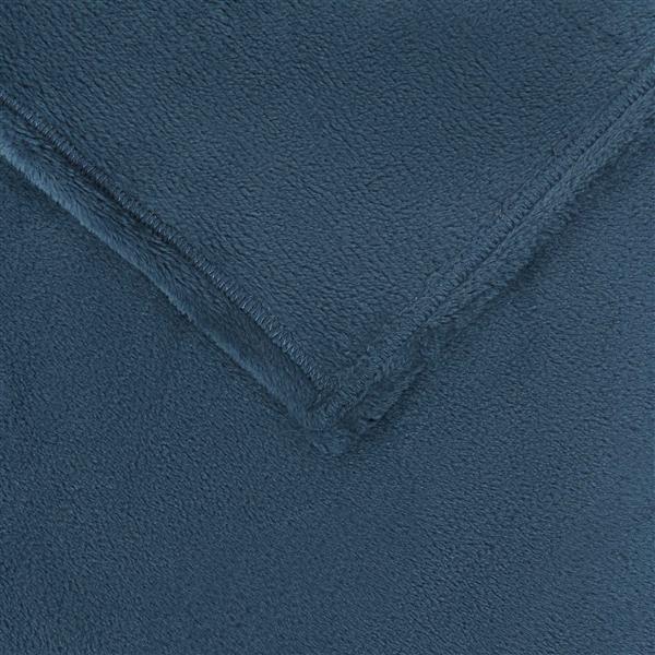 Grote foto vidaxl kleden 6 stuks marineblauw 130 x 150 cm fleece huis en inrichting bedden