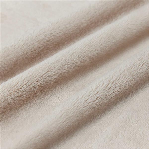 Grote foto vidaxl kleden 6 stuks beige 240 x 270 cm fleece huis en inrichting bedden
