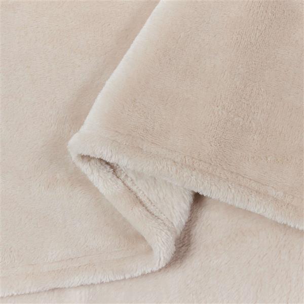 Grote foto vidaxl kleden 6 stuks beige 150 x 200 cm fleece huis en inrichting bedden