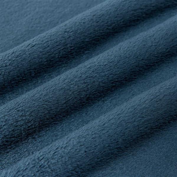 Grote foto vidaxl gooi deken marineblauw 150 x 200 cm fleece huis en inrichting bedden