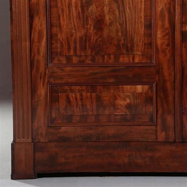 Grote foto antieke kasten bloemmahonie 2 deurskast neoclassicistisch ca 1800 no.840167 antiek en kunst stoelen en banken