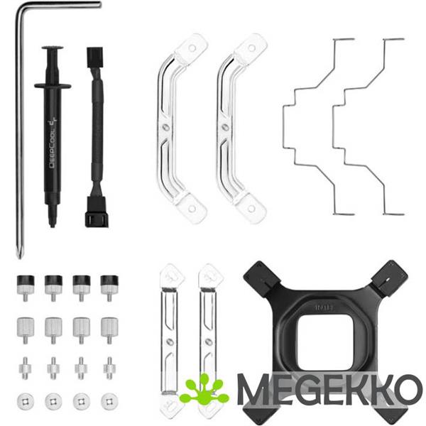 Grote foto deepcool ak500 digital wh computers en software overige computers en software