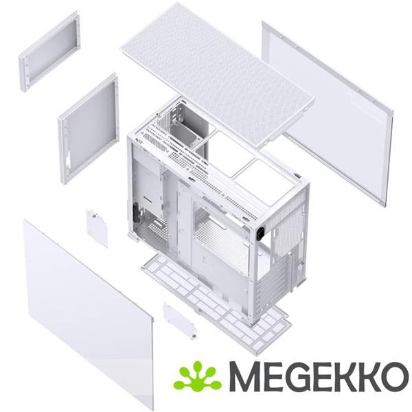 Grote foto jonsbo d41 std white computers en software behuizingen en kasten