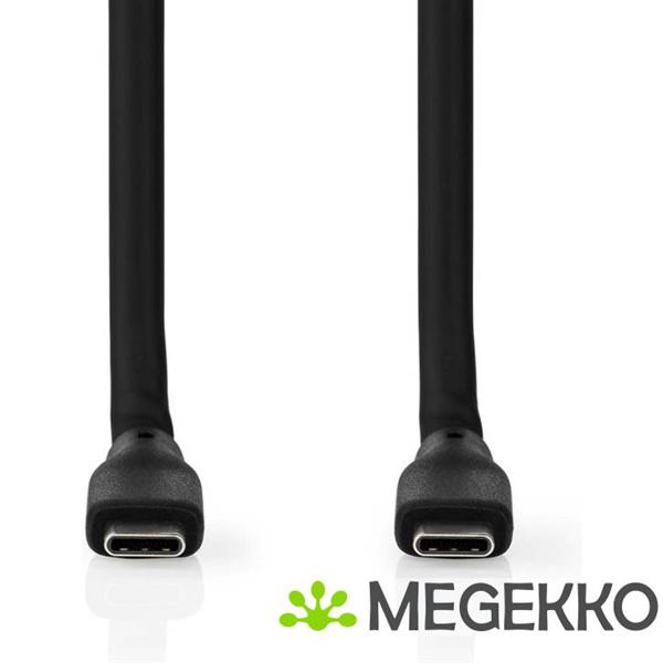 Grote foto nedis usb 3.2 gen 2 20gbps 240w usb type c 1m zwart computers en software overige computers en software