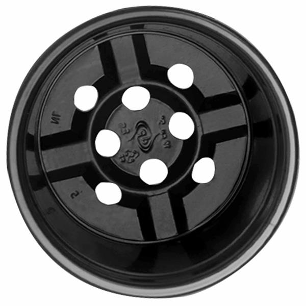 Grote foto vidaxl bloempot 100 pcs zwart 15 x 12.5 cm kunststof tuin en terras overige tuin en terras