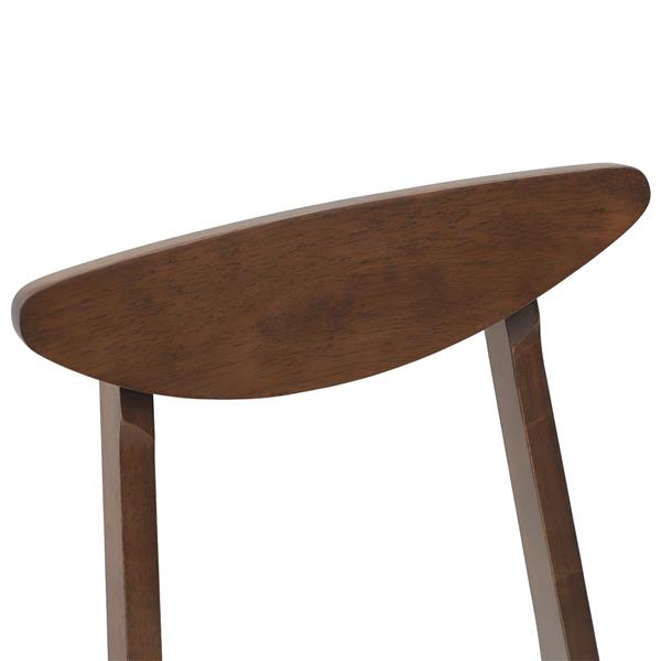 Grote foto vidaxl eettafelstoelen 2 pcs licht bruin 42 x 47.5 x 81 cm huis en inrichting stoelen