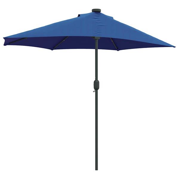 Grote foto vidaxl tuinparasol blauw 294 x 150 x 223 cm stof tuin en terras overige tuin en terras