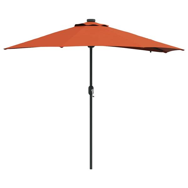 Grote foto vidaxl tuinparasol terracotta 294 x 150 x 223 cm stof tuin en terras overige tuin en terras