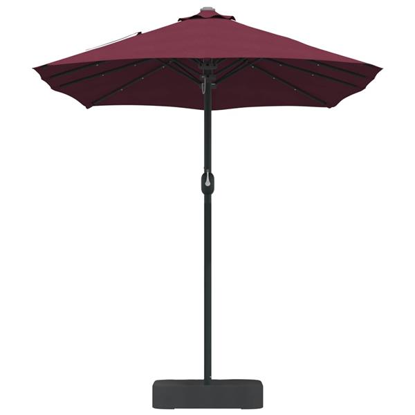 Grote foto vidaxl tuinparasol bordeaux rood 385 x 209 x 244 cm polyester tuin en terras overige tuin en terras