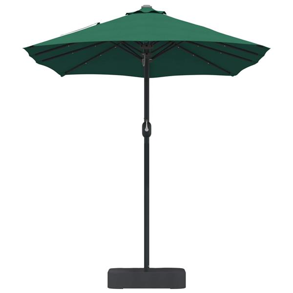 Grote foto vidaxl tuinparasol groen 385 x 209 x 244 cm polyester tuin en terras overige tuin en terras