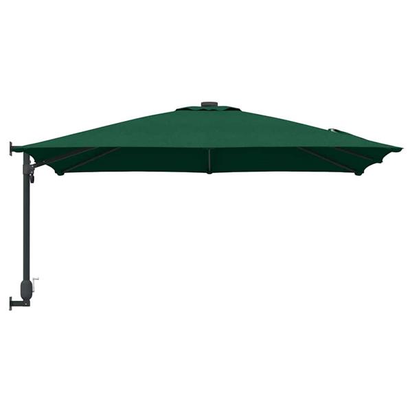 Grote foto vidaxl tuinparasol groen 248 5 x 247 5 x 160 cm polyester en staal tuin en terras overige tuin en terras