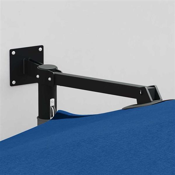 Grote foto vidaxl tuinparasol azurblauw 248 x 248 x 148 cm polyester en staal tuin en terras overige tuin en terras