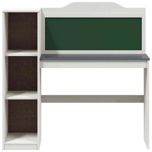 Grote foto vidaxl schoolbord bureau roros wit en grijs 120 x 45 x 118 5 cm huis en inrichting stoelen