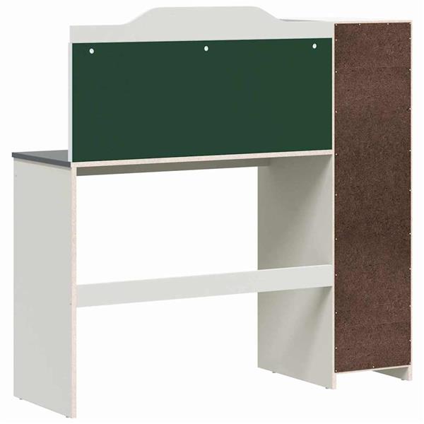 Grote foto vidaxl schoolbord bureau roros wit en grijs 120 x 45 x 118 5 cm huis en inrichting stoelen