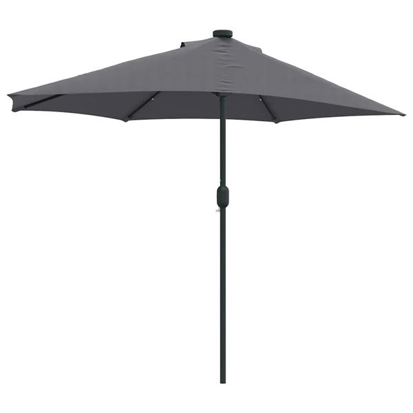 Grote foto vidaxl tuinparasol antraciet 294 x 150 x 224 cm polyester en staal tuin en terras overige tuin en terras