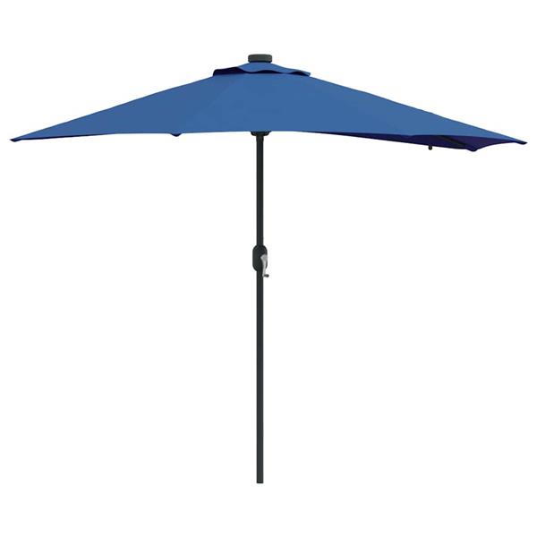 Grote foto vidaxl tuinparasol blauw 294 x 150 x 223 cm stof tuin en terras overige tuin en terras