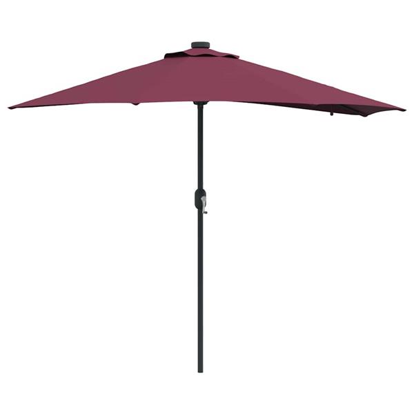 Grote foto vidaxl tuinparasol bordeauxrood 294 x 150 x 223 cm stof tuin en terras overige tuin en terras