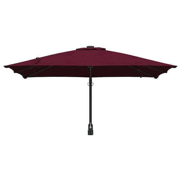 Grote foto vidaxl tuinparasol bordeaux rood 248 5 x 247 5 x 160 cm tuin en terras overige tuin en terras