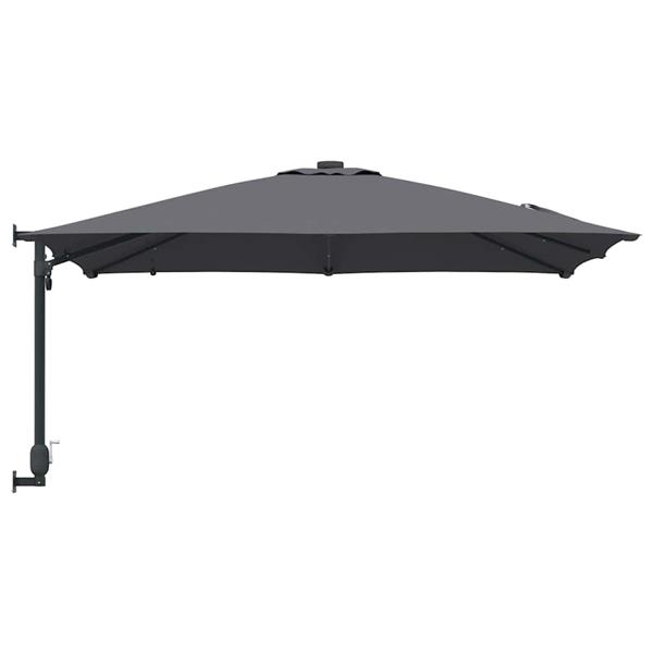 Grote foto vidaxl tuinparasol antraciet 248 5 x 247 5 x 160 cm polyester en staal tuin en terras overige tuin en terras
