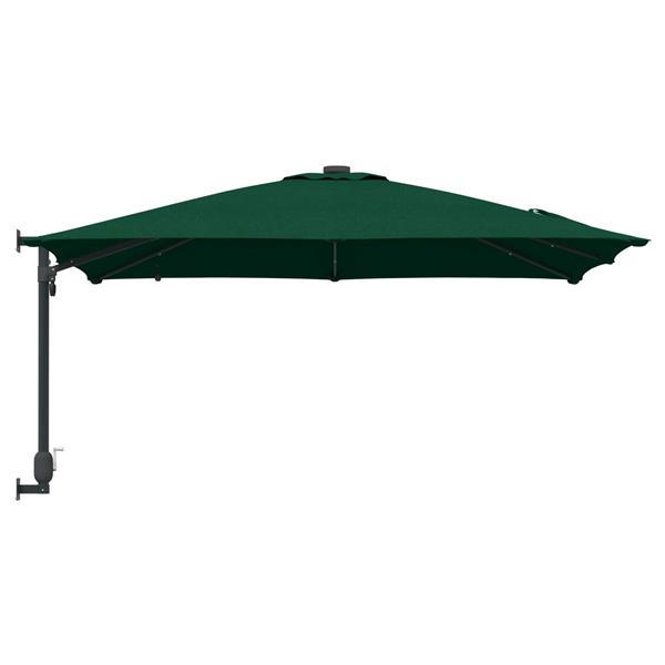 Grote foto vidaxl tuinparasol groen 248 5 x 247 5 x 160 cm polyester en staal tuin en terras overige tuin en terras
