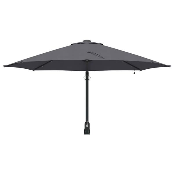 Grote foto vidaxl tuinparasol antraciet 248 x 248 x 148 cm polyester en staal tuin en terras overige tuin en terras