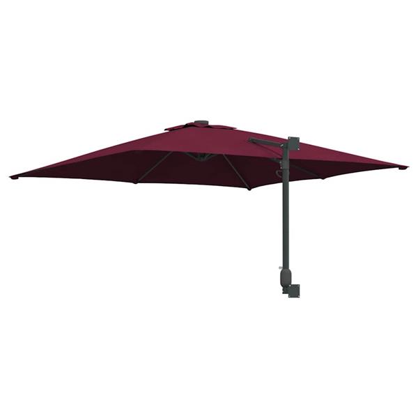 Grote foto vidaxl tuinparasol bordeaux rood 248 5 x 247 5 x 160 cm tuin en terras overige tuin en terras