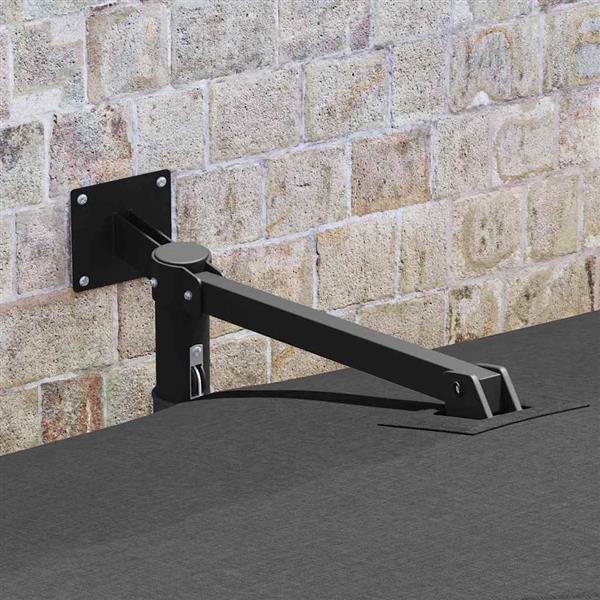 Grote foto vidaxl tuinparasol antraciet 248 5 x 247 5 x 160 cm polyester en staal tuin en terras overige tuin en terras