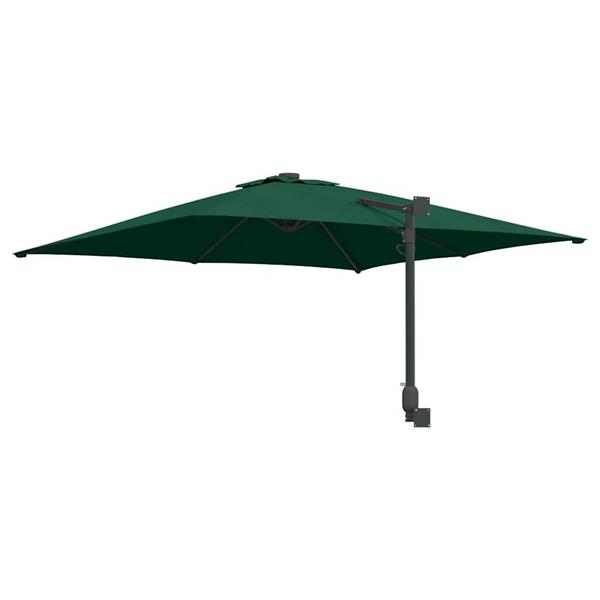 Grote foto vidaxl tuinparasol groen 248 5 x 247 5 x 160 cm polyester en staal tuin en terras overige tuin en terras