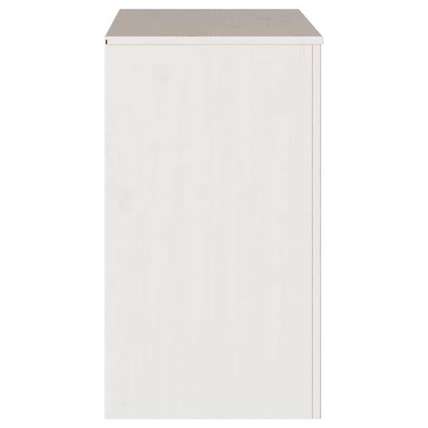 Grote foto vidaxl dressoir drammen wit 79 x 43 x 75.5 cm massief grenenhout huis en inrichting overige