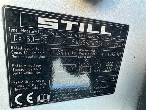 Grote foto vs 22593 elektrische triplex heftruck still rx60 35 agrarisch heftrucks