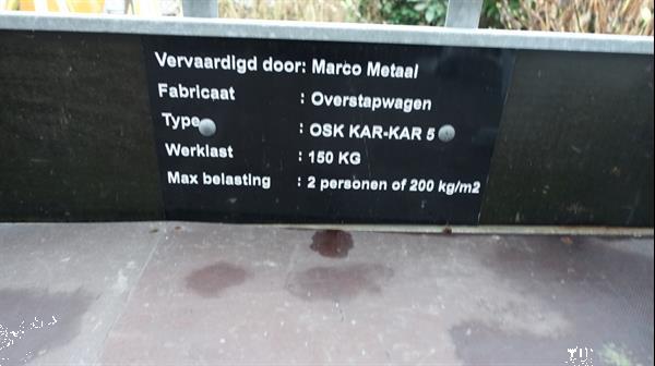 Grote foto aanhangwagen met aluminium loopbrug agrarisch aanhangwagens