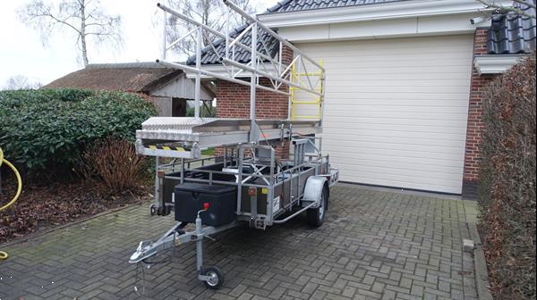 Grote foto aanhangwagen met aluminium loopbrug agrarisch aanhangwagens