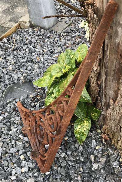 Grote foto groot hoekijzer voor dak luifel ondersteuning carrier bescherming hoekornament deur. nog 7 huis en inrichting woningdecoratie