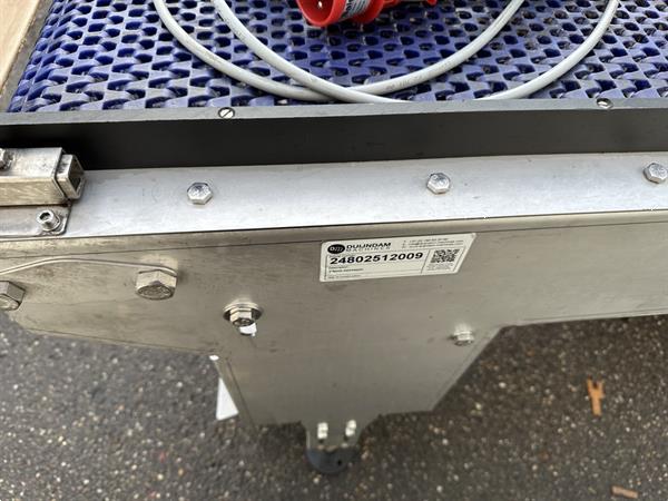 Grote foto bochtband in y vorm agrarisch transportbanden