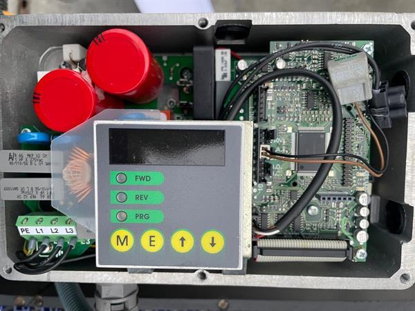 Grote foto bochtband in y vorm agrarisch transportbanden